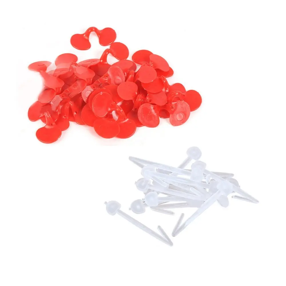 Chicken Anti Pecking Glasses 50 pcs Chicken bolt glasses plastic Anti-pecking goggles Chicken necessary Retail chicken anti pecking glasses