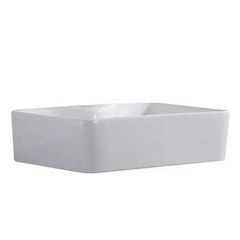

Ceramic Basin Counter Basin Oblique Side Rectangular With Tap Mounting Hole White