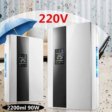 Осушитель домашний поглотитель влаги внутренний осушитель воздуха подвал немой светодиодный смарт сенсорный пульт дистанционного управления синхронизация внешняя водопроводная труба