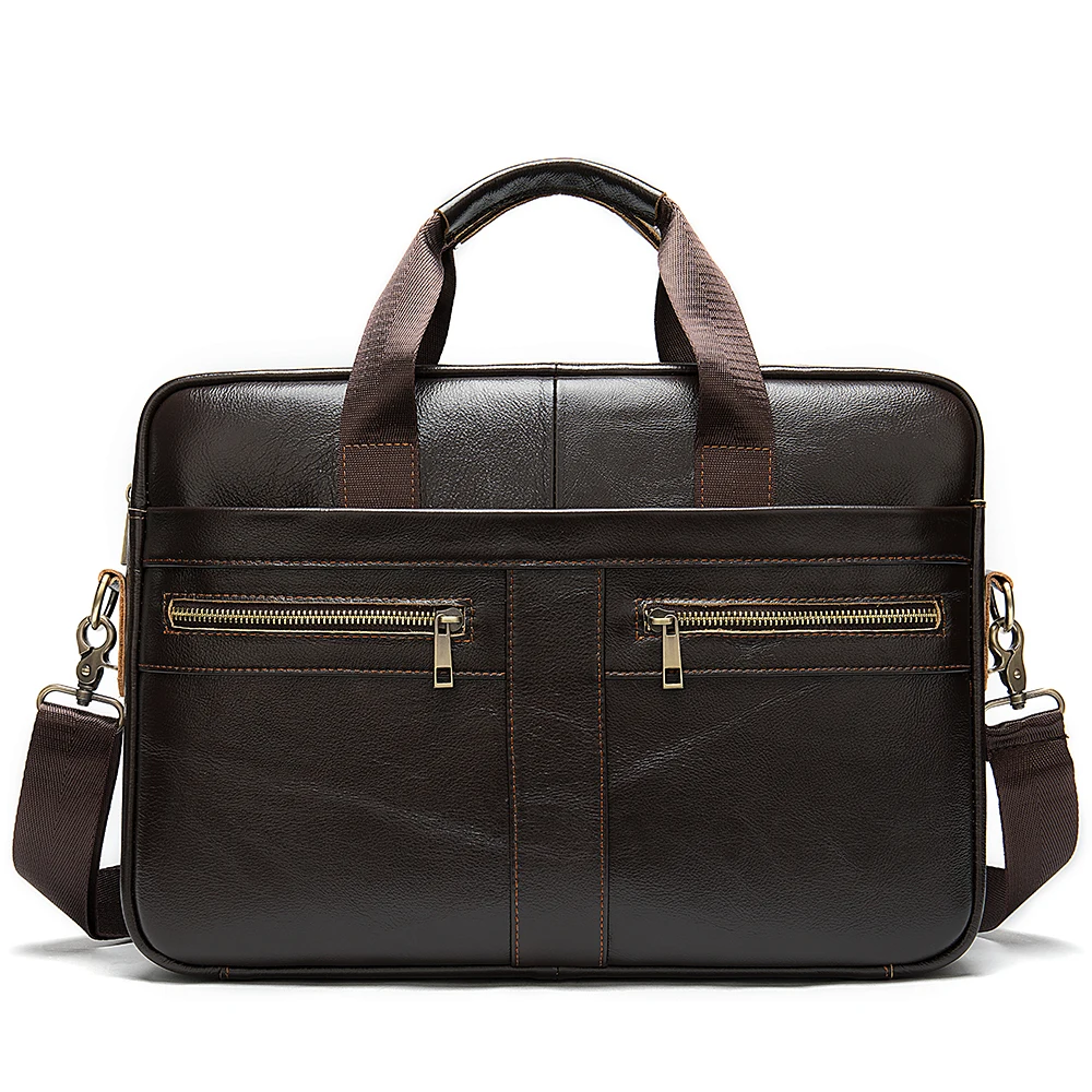 Мужские кожаные сумки для мужчин, сумка-мессенджер, мужские сумки из натуральной кожи, дорожная деловая сумка на плечо для ноутбука, портфель для мужчин s - Цвет: 2019G2Deepcoffee