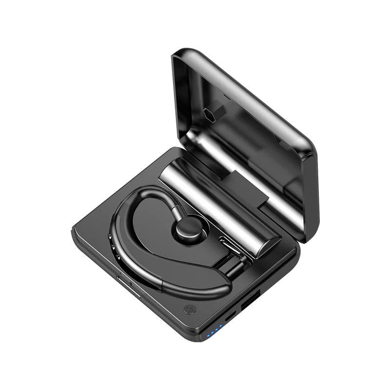 New Wireless Bluetooth Earphone Business Headsets with Mic Handsfree call Ear hook Earphones For iPhone Android IOS