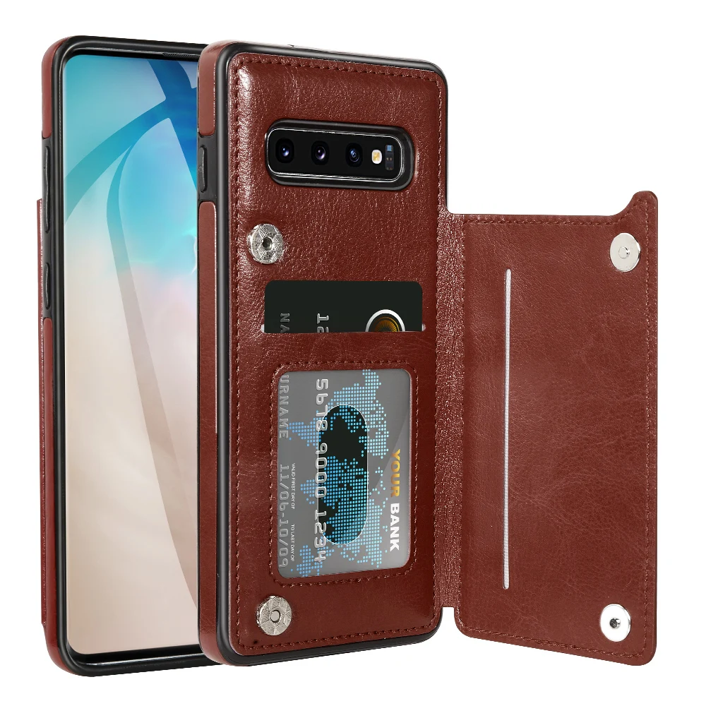 Коричневый Kisscase флип-Чехлы кожаный чехол-кошелек для huawei P30 Pro P30 Lite держатель для карт чехол для телефона для huawei mate 20 Lite Pro Cover Couqe - Цвет: Коричневый