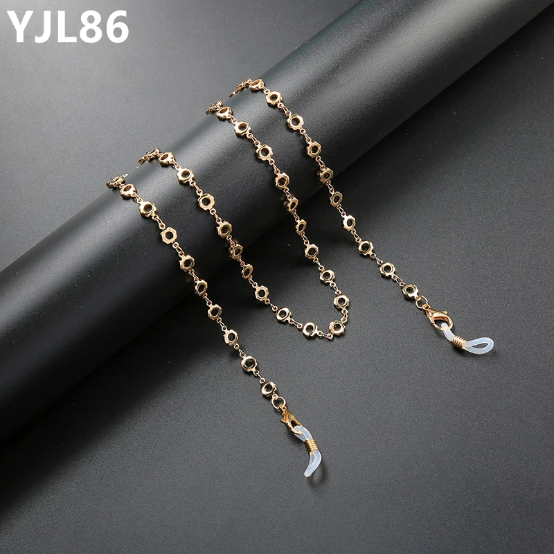 Sunglasses Chains For Women Gold Silver Color Various Shapes Basic Metal Fashion Accessories Wholesale 40 H17ed06f492124d36bccb2a70eabe57386