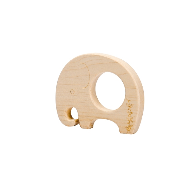 Baby Teether Maple Animal Series BPA Free Non-toxic Safety Newborn Teething Wooden Toys Nursing Pendant Children's Goods Gif