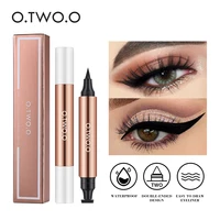 O.TWO.O Eyeliner Stamp Black Liquid Eyeliner Pen Waterproof Fast Dry Double-ended Eye Liner Pencil Make-up for Women Cosmetics 1