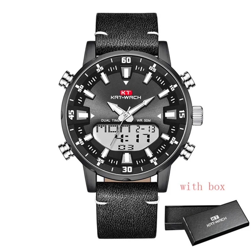 2021 Gold Wrist Watch Men Top Brand Waterproof Sports Digital Watches LED Steel Military Quartz Watch For Men Wristwatch Relogio 