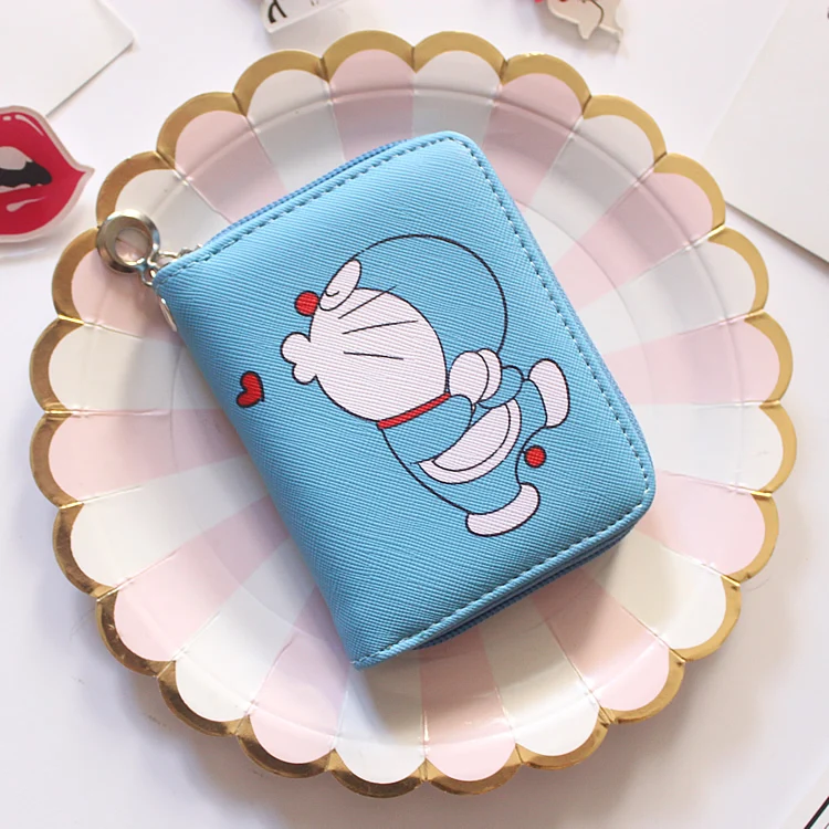 NO.A5 Doraemon, женские модные мини-кошельки с принтом, кошелек для монет, большая вместительность, клатч из искусственной кожи, Женский держатель для карт, кошельки - Цвет: NO.A5