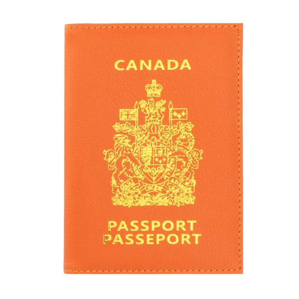 Канада Обложка для паспорта держатель для карт кошелек многофункциональная сумка Обложка на паспорт держатель протектор кошелек Бизнес держатель для карт s - Color: As Shown