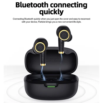 

Bluedio Particle TWS Bluetooth Earphone Waterproof In-Ear Earbuds 6mm Driver Wireless Sport Headset With Charging Case For Game