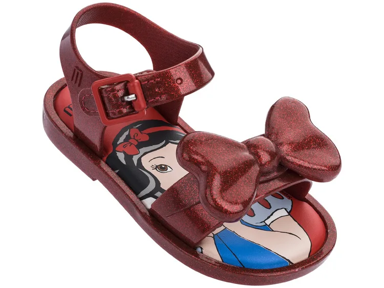 purplish red Mini Melissa Mar Sandal IV новые детские сандалии обувь для девочек сандалии для девочек детские пляжные сандалии дышащие Melissa Children SH19089 - Цвет: purplish red