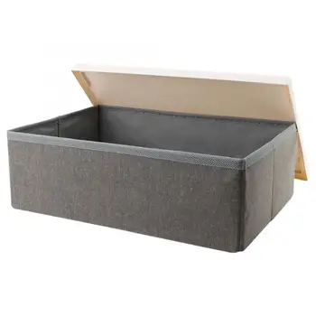 

Polyester Clothes Box with Lids Family Closet Storage Box Bed Under Divided Baskets Containers Clothes Divider Quilt Bag Bins