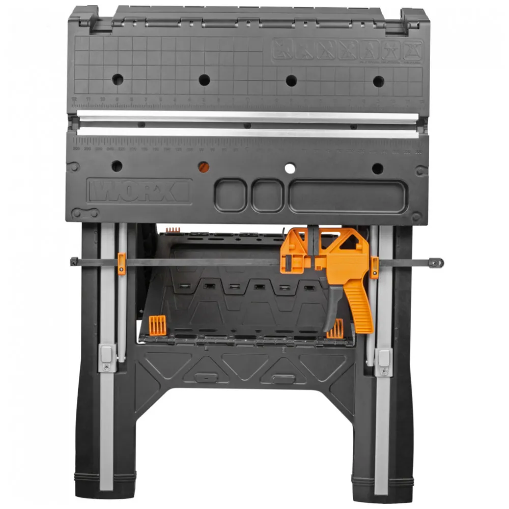 Bancs de travail du bois WORX WX051 etabli pliant poste de travail de bureau plan de travail menuiserie pour outils tables de table ► Photo 3/5