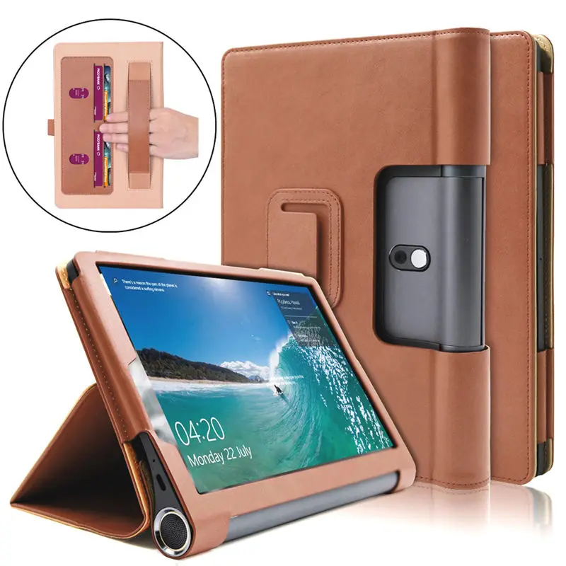 Funda compatible con Lenovo Yoga Smart Tab 10.1 (YT-X705F) pulgadas, funda  de EVA a prueba de golpes para niños, funda protectora ligera con mango