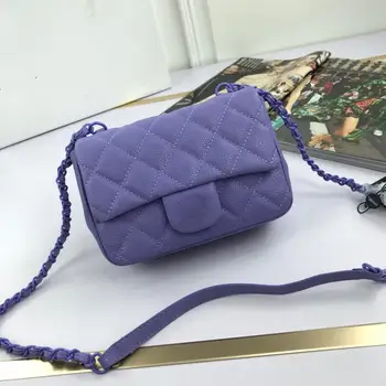 

Top Quality Luxury Brand Designer Women's Bags Classic Genuine Leather Messenger Bags Fashion Plaid Ladies Flap