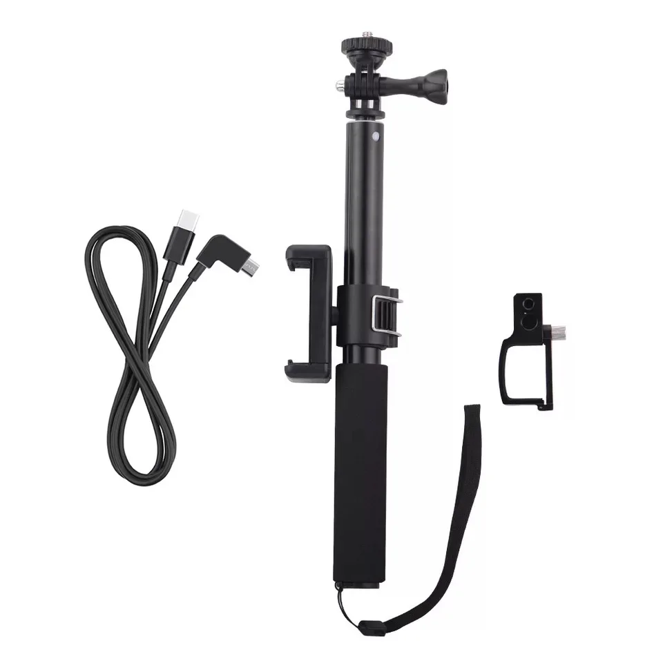 Удлинитель шест палка для селфи для Dji Osmo Карманный ручной карданный стабилизатор с кронштейном для крепления телефона зажим кабель