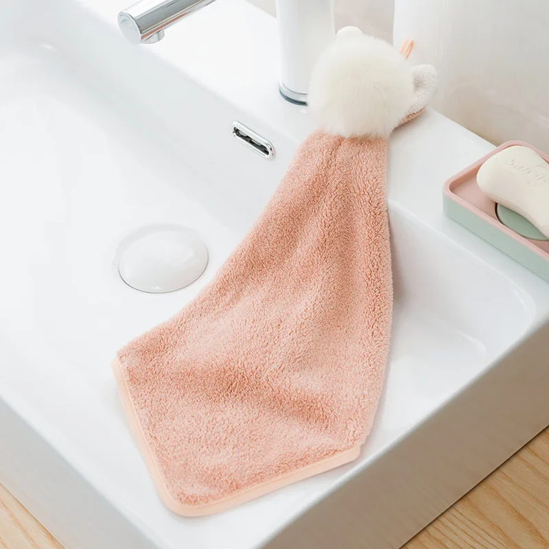 GIANTEX милое супер мягкое впитывающее полотенце из микрофибры для рук подвесное