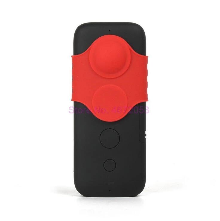 100pcs/lot Camera Lens Silicone Case Fisheye Protector Cover for Insta 360 one x Accessories | Электроника