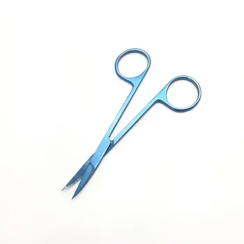 

1pc Titanium Iris Scissors Straight 22mm tip ophthalmic eye surgical instrument surgical ophthalmic instruments
