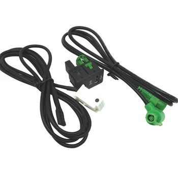 

Car Aux-In Adapter Usb Switch+Wire Cable Fit for Bmw Series X5 X6 Z Series