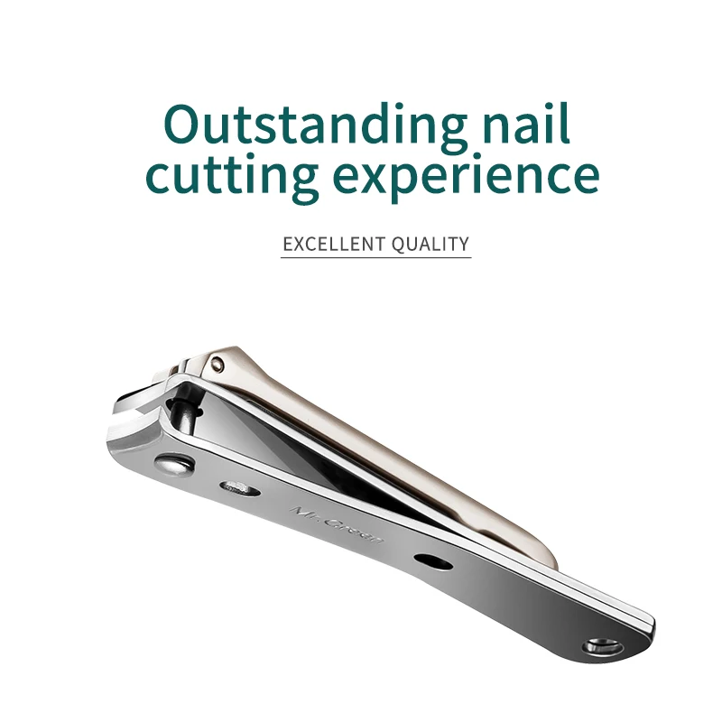 MR.GREEN Nail Clippers Stainless Steel Curved blade Clipper Fingernail Scissors Cutter Manicure tools trimmer with nail files