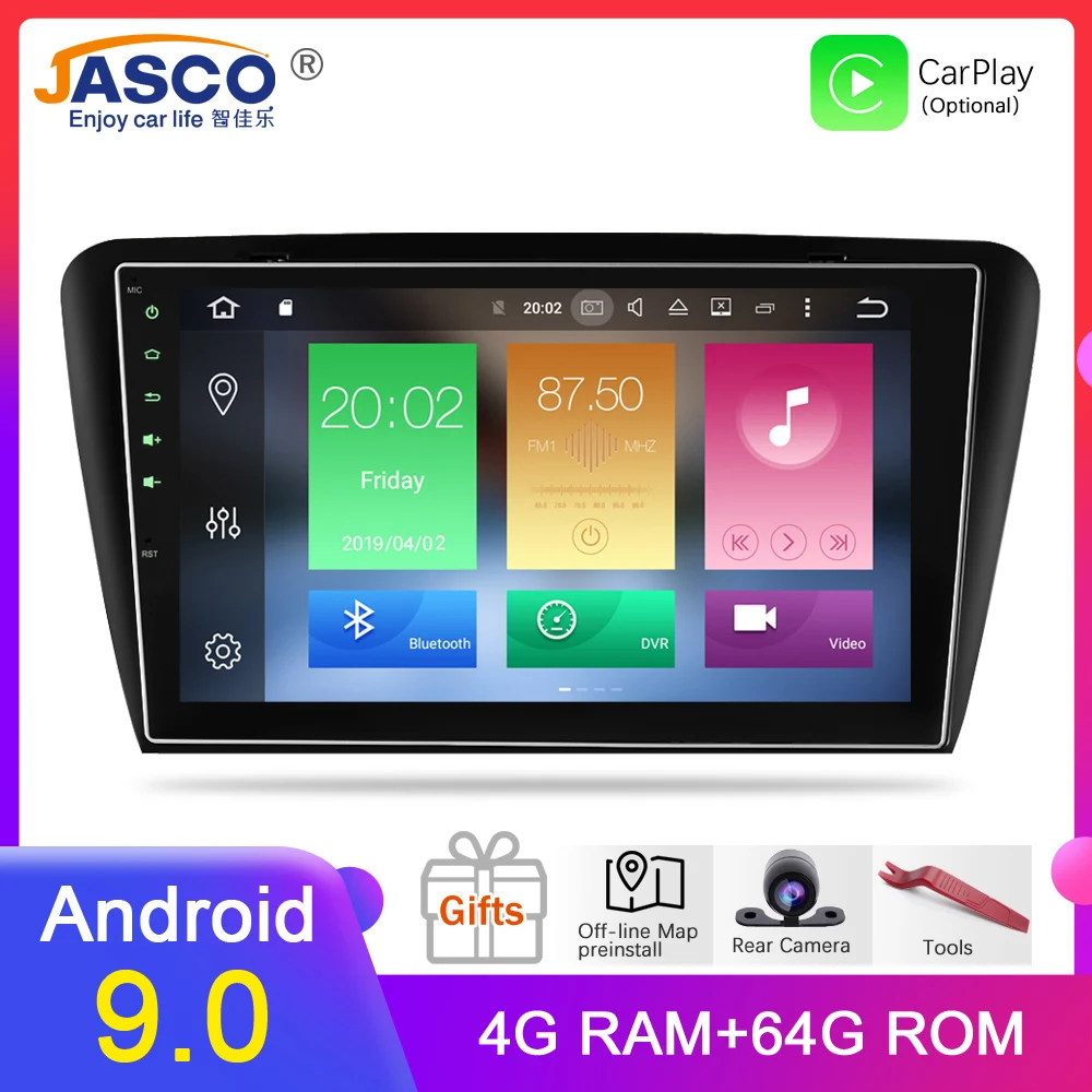 Автомобильная магнитола 10 дюймов с GPS и ГЛОНАСС для Skoda Octavia A7 2013 2014 2015 2016|navigator for