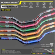 Серая алюминиевая 28 мм 1-1/" Руль для moto rcycle moto MX CR CRF CRM XR YZ YZF WR WRF DR DRX RM РМЗ EX 85 125 200 250 400 650