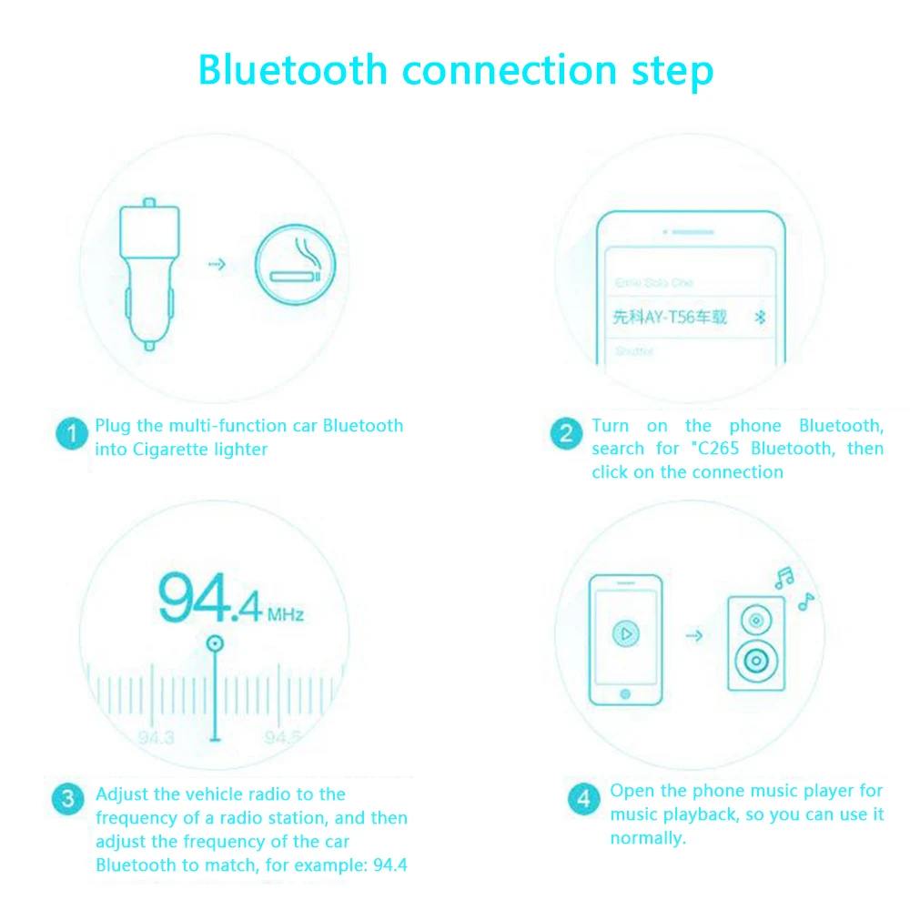 Автомобильное USB зарядное устройство fm-передатчик Bluetooth Handsfree USB 3.4A Зажигалка Разъем U диск воспроизведение музыки двойной USB MP3 зарядное устройство