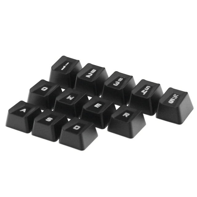 12PCS keycaps Keyboard Key Cap W/Key Puller Kit Replacement For Logitech  G413 G910 G810 Mechanical Keyboard Repair Accessories - AliExpress