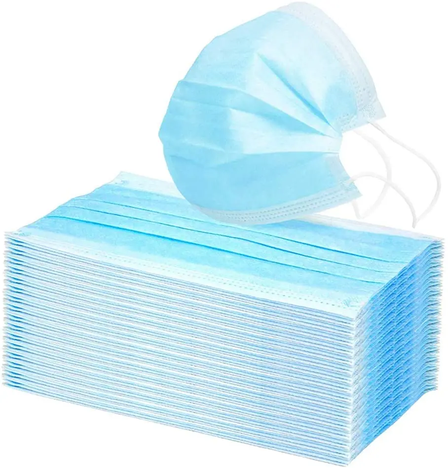 

3Layer Adult Mask Disposable Respirator Mascarilla Face Masks Dustproof Melt-blown Fabric Mouth Mascarillas Mascherine