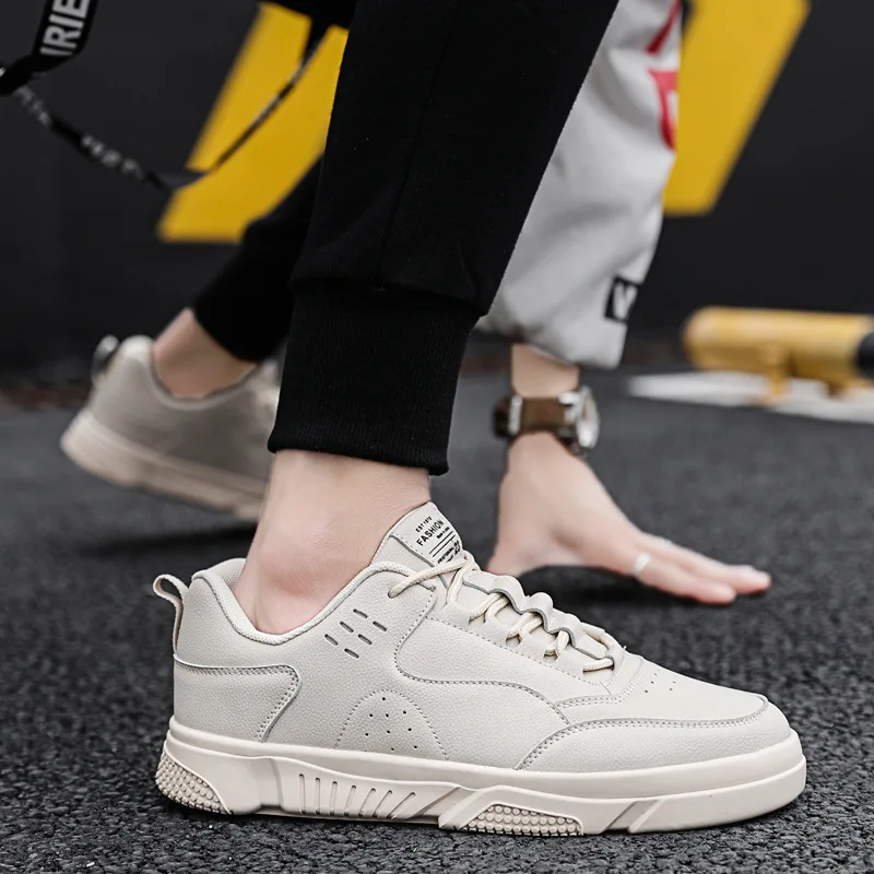 

2019 Men's Sneakers New Fashion Thick Sole Platform Trainers Vulcanized Strap Platform Sneakers White Sneakers Shoes Boys R3-97