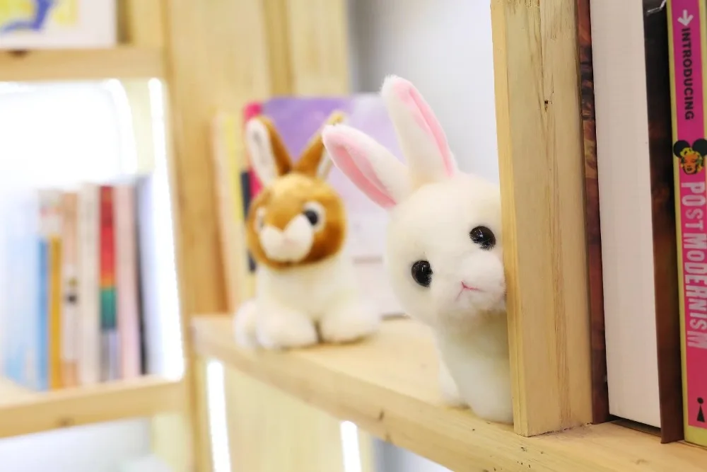 

cute 25cm plush Simulation Rabbit stuffed soft high quality Favorite Pillow Sofa decoration christmas Romantic gift for kid