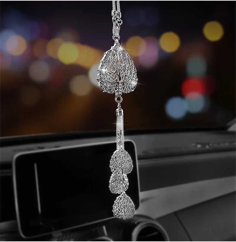 

Car pendant Bodhi leaf car rearview mirror hanging Simple and stylish, meaning good luck and good luck