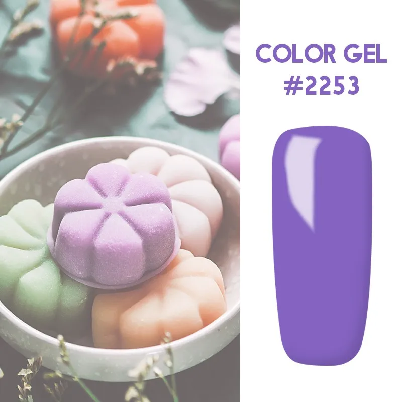 Ruhoya 5 мл Гель-лак для ногтей Hybrid UV для маникюра Off Gellak Белый Гель-лак для ногтей - Цвет: 2253