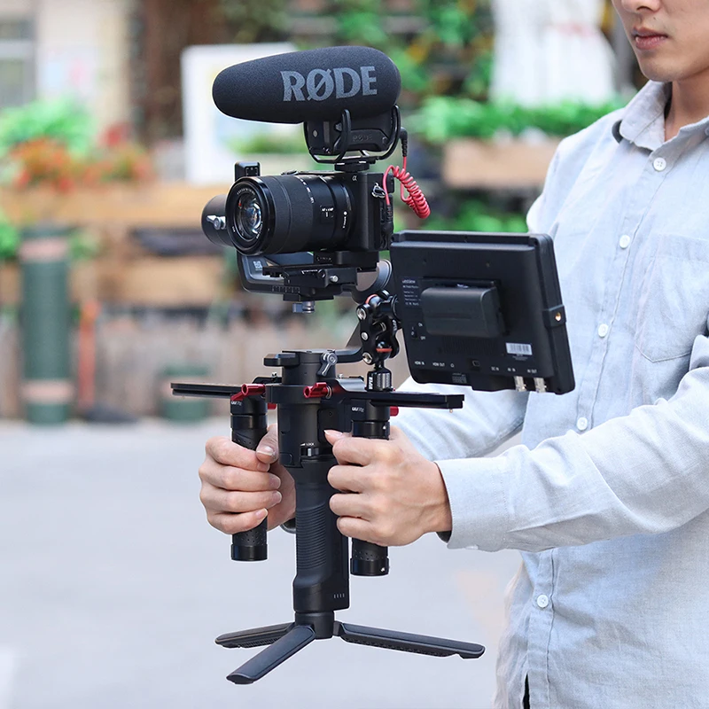 Двойная Ручка для Dji Ronin S SC Zhiyun Crane 2 V2 Plus ручка с кольцевым креплением|Аксессуары