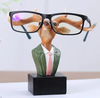 

DEER /RABBIT ANIMAL GLASSES STAND RESIN CRAFTS LOVELY EYEGLASSES SUNGLASSES STAND HOLDER RACK ANIMAL HOME DECOR BEST GIFT