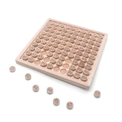 Montessori Math Materials Digital 1-100 Number Board Counting Learning Sudoku Game Wood Toys For Children Juguetes J2764H