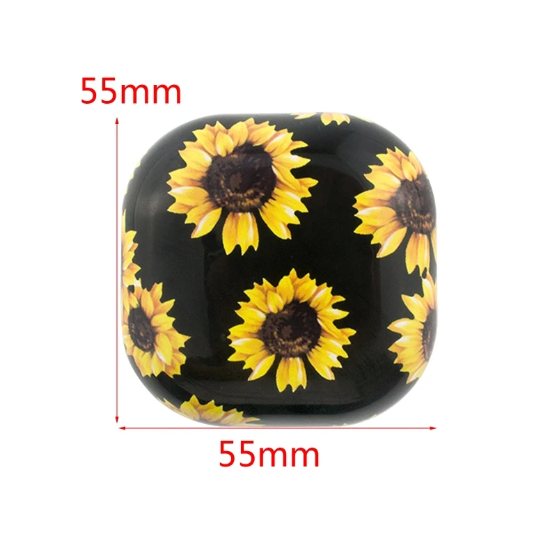 

Hard PC Shell Cover Flowers Protective Case for galaxy-Buds live Earphone