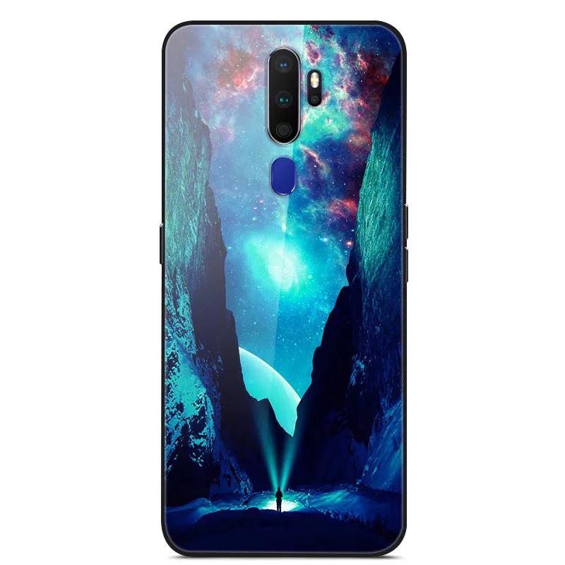 Для OPPO A5 чехол из закаленного стекла жесткий чехол s чехол для OPPO A5 чехол для телефона мягкий бампер для OPPOA5 A 5 6,5'' - Цвет: 1026 3