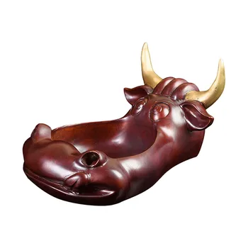 

MOZART Color Copper Bull Head Ashtray Pure Copper Living Room Office Home Decoration Creative Crafts Ornaments Chinese