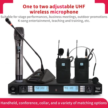 

High quality high frequency wireless microphone for stage performance business meeting speech teacher microphone