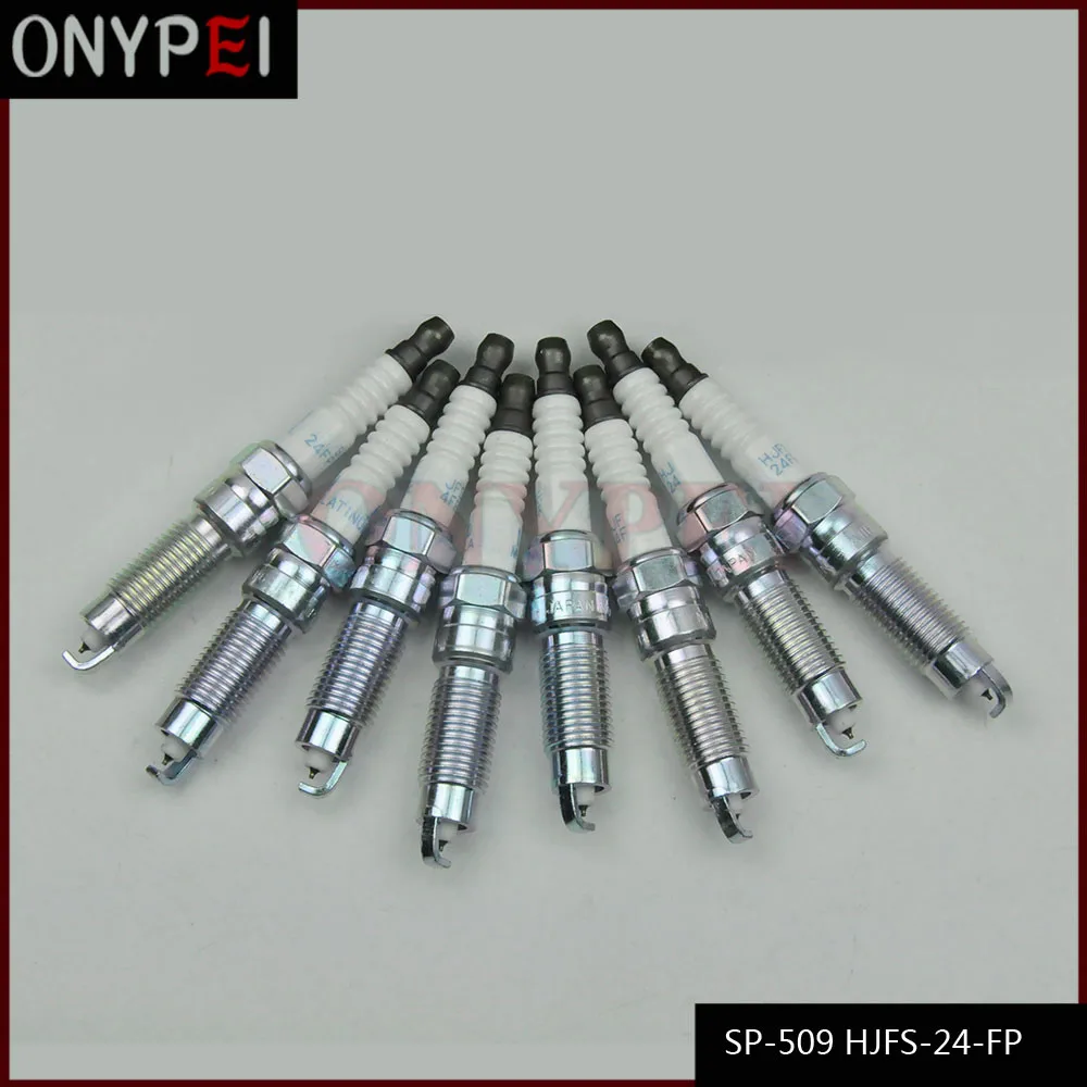 8 Pcs Sp509 Hjfs24fp Platinum Spark Plugs For Ford F250 Lincoln