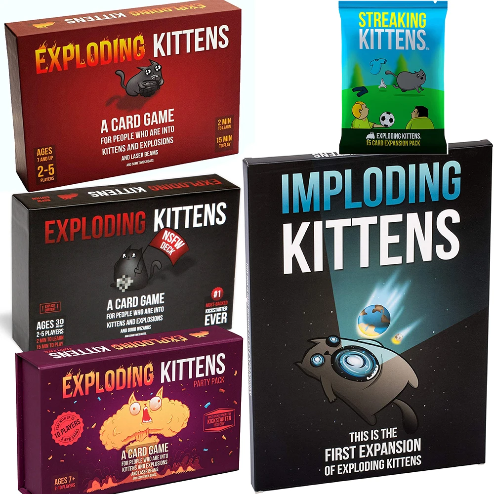 

Adult Board Games NSFW Edition Kitten Original Edition Family Party Strategy Explode Fun Cards Game Child Toy