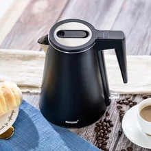 Kbxstart, электрический чайник из нержавеющей стали, анти-ожоги, быстрое кипячение воды, чайник для дома, кухни, Автоматическое отключение питания, 0.8л, чайник 1000 Вт