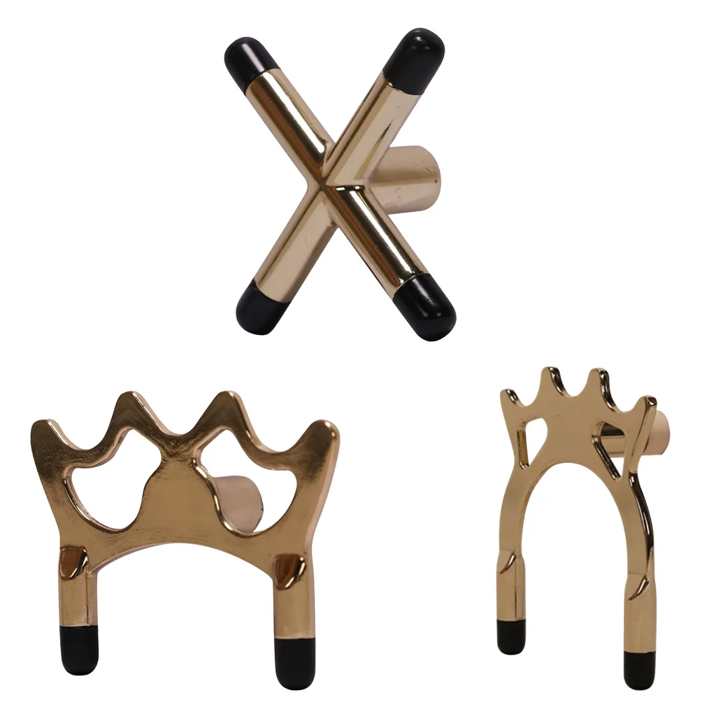 Cue Stick Rest Frame 68x95x12.3mm 2Pcs Billiard//Pool Cue Accessory Permanent Bridge Head