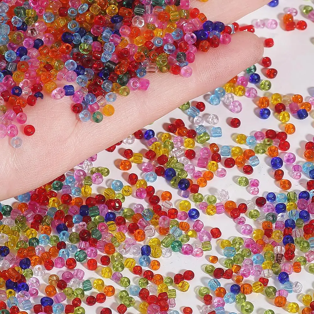 Round-Spacer-Beads Jewelry 150-1000pcs-Seed-Beads Making-Accessories Crystal Glass Czech