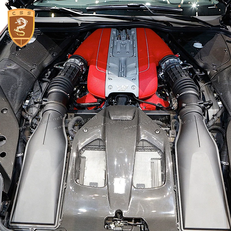 CSSYL Настоящее углеродное волокно авто защита двигателя автомобиля крышка капот