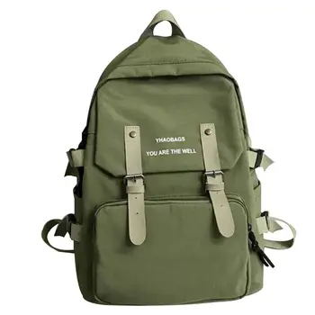 

Unisex Backpack Canvas Casual Rucksack for Teenage Girls Large Capacity School Bookbag Anti-theft Travel Daypack