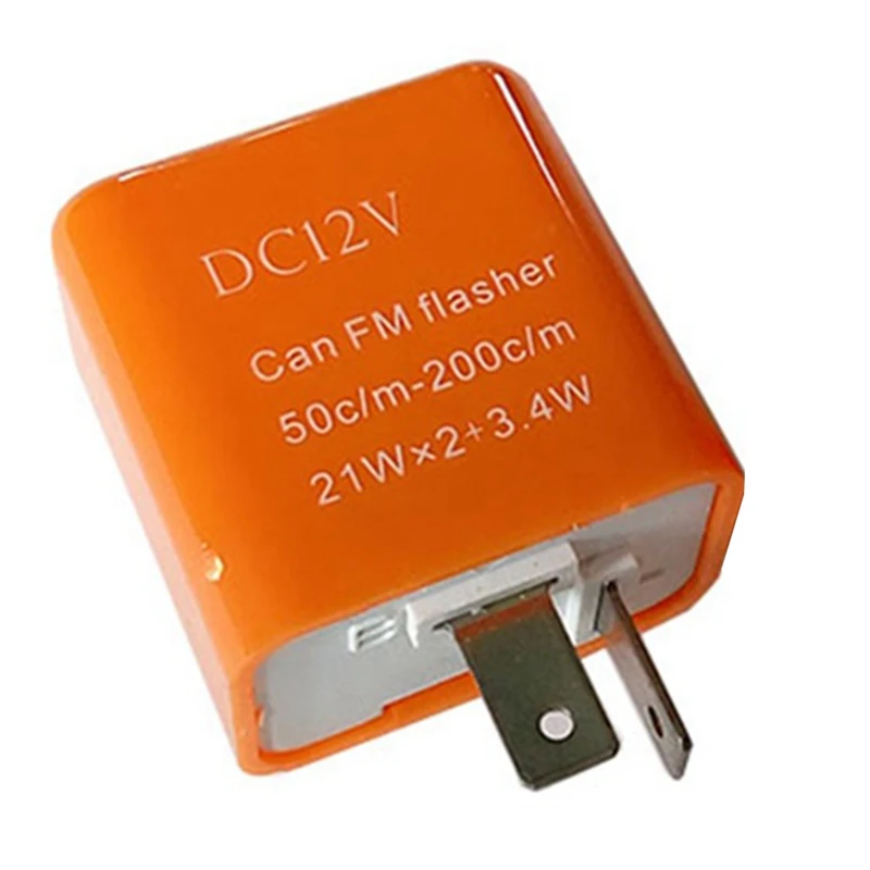 Turn Signal Flasher Blinker Relay DC 12V 2 Pin Fit Motorbike LED Indicator Light