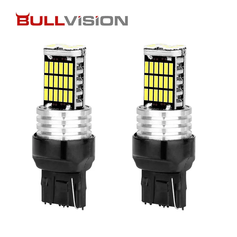2x4014 45SMD 12 Вт лампочка указателя поворота T20 7440 W21/5 задний фонарь заднего хода