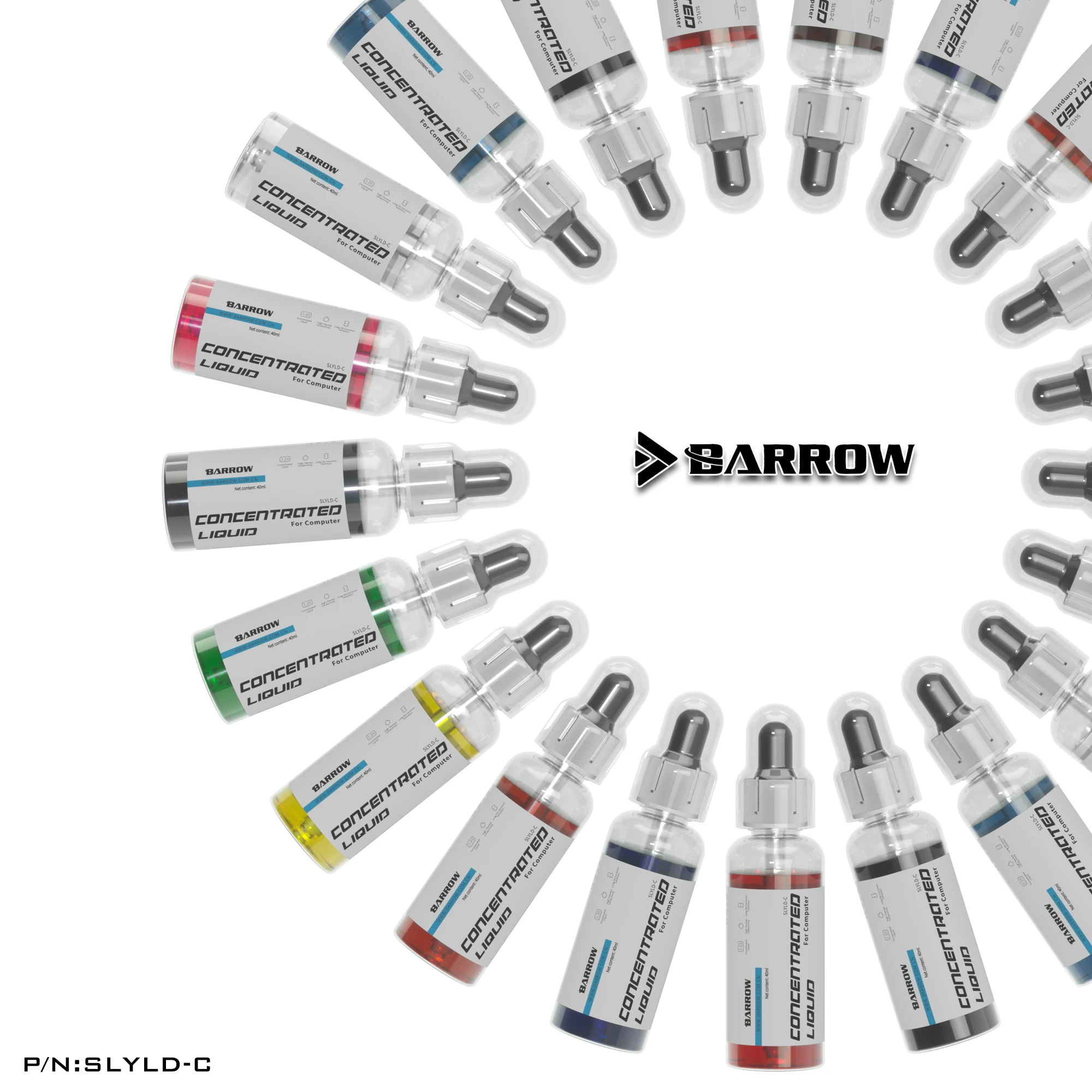 Barrow-fluido Térmico Anti-corrosão 40ml para Refrigeração de Computador Especial Frio para Refrigeração de Computador Térmico Slyld-c